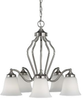 Mid. Chandeliers-Glass Down - 370847 - Capital Lighting, Inc.