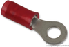 Terminal, Ring Tongue, #6, Crimp, Red; Stud Size - Metric Amp - Te Connectivity - 96F7716 - Newark, An Avnet Company