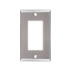 1-Gang Decorative Wall Plates, Stainless Steel Standard Size Polished Finish - 31SBS - Suzhou Ele Mfg Co., Ltd.