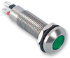 Led Panel Mount Indicator, Weatherproof, Green, 8.1 Mm, 12 Vdc, 20 Ma, 23 Cd, Ip67 Rohs Compliant Marl - 25M4401 - Newark, An Avnet Company