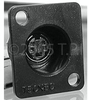 Recessed 4-Pin SVHS Solder Connector - RE-4FCM - Visual Sound, Inc.