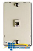 Siemon Plastic Wall Phone Faceplate - WPJP - TelephoneStuff.com