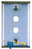Allen Tel Stainless Steel Flush Wall Plates For 1 or 2.. -- ATBK-F - Image