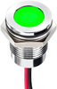 Led Panel Indicator, Green, 14Mm, 12Vdc Rohs Compliant Apem - 65AH9421 - Newark, An Avnet Company