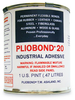 Ashland Pliobond 20 Solvent Based Adhesive Tan 1 pt Can - PLIOBOND 20 PINT - Ellsworth Adhesives