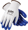 PIP G-Tek 34-C229 Blue/White Large Nylon Work & General Purpose Gloves - EN 388 1 Cut Resistance - Nitrile Palm & Fingers Coating - 9.8 in Length - 616314-18244 - 616314-18244 - R. S. Hughes Company, Inc.