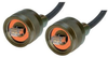 IP68 Cat5e Cable, Ruggedized RJ45, Plug to Plug, ZnNi Finish w/ FR-TPE Cable & Dust Caps, 5.0m -- T5A00015-5M