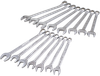 15 Pieces 12 Point Metric Mirror Chrome Wrench Set -- MC215 - Image