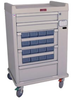 OptimAl Line, Aluminum 16 Bin Cassette Medication Cart .. - ELP16CS - Harloff Company, Inc. (The)