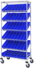 Cart W/ Bin, 7Shelves, 48Bins, Blu; No. Of Bins Quantum Storage - 44AC5732 - Newark, An Avnet Company