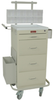 Four Drawer Mini Line Phlebotomy Cart Package with Key .. - 3254KPB - Harloff Company, Inc. (The)