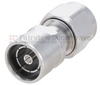 Low PIM QD 4.3-10 Female (Jack) to N Male (Plug) Adapter, Tri-Metal Plated Brass Body, High Temp, 1.25 VSWR - FMAD1181 - Fairview Microwave Inc.