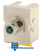 Legrand - Ortronics TracJack RCA Green Female to Female -- OR-63700086