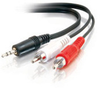 6ft Value Series One 3.5mm Stereo Male to Two RCA Stereo Male Y-Cable - 2206-40423-006 - Quiktron, Inc.