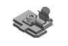 EMC Shield Clamps for C Section Rails C30- with or without Integrated Strain Relief - 36253.100 - icotek Corp