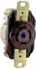 Receptacle; 20 A; 120/208 VAC; Black; Brass; Bronze; Brass; Bronze; Nylon (Top) - 70116423 - Allied Electronics, Inc.