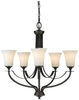 Mid. Chandeliers-Glass Up - 370220 - Capital Lighting, Inc.