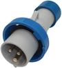 Industrial Plug, 2P, 16A, 230V, Blu; Current Rating Ilme - 06AC2440 - Newark, An Avnet Company