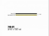 3M Scotchcal 74801 Black / Gold Metallic Striping Automotive Tape - 3/16 in Width x 150 ft Length - 2 mil Thick - 051141-74801 - R. S. Hughes Company, Inc.