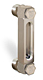Standard Aluminum Liquid Level Gage, 5” Centerline, 3/4