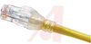 Category 5E Patch Cord; 24 AWG Solid; Bonded Pair; CMR; Yellow - 70038450 - Allied Electronics, Inc.