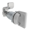 VISE ACTION® Compression Latch, Small Size, Knob Style, Zinc Alloy, Powder Coated, Silver - E3-247-37 - Southco