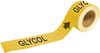 Brady Pipe Markers-To-Go B-736 Yellow Plastic Self-Adhesive Pipe Marker - 2 in Height - 12 in Length - Printed Msg = GLYCOL - 73894 - 754473-73894 - R. S. Hughes Company, Inc.