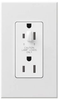Duplex/Single Receptacle - NTR-15-HDTR-WH - Lutron Electronics Co., Inc.