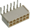 Connector, Header, 12Pos, 2Row, 4.2Mm; Connector Systems Molex - 88W2923 - Newark, An Avnet Company