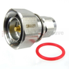 N Male (Plug) to 7/16 DIN Male (Plug) Adapter, Passivated Stainless Steel Body, 1.15 VSWR -- SM4689A