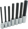 7 Pieces Extra Long - Metric Hex Head Socket Set - MDW19XLS - Gray Tools Canada Inc.