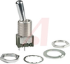 SWITCH, TOGGLE, SUBMINIATURE, LARGE LEVER, BUSHING W/SOLDER LUG TERMINALS - 70192117 - Allied Electronics, Inc.