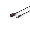 C9900-K939, -K940 | USB cable, shielded, PVC, fixed installation, black - Image