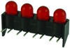 Indicator, Led, 5Mm, 4-Leds, Red, 2.2V; Led Color Dialight - 30K1049 - Newark, An Avnet Company