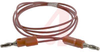 Test Lead, Banana; Beryllium Copper; 20AWG; 41/36; Red - 70188703 - Allied Electronics, Inc.