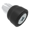 Captive Screw, M3.5 X 0.6, Flare-in, Phillips Recess, Smooth Black Knob - 47-83-222-55 - Southco