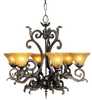 1125MB Mid. Chandeliers-Glass Up - 731344 - Capital Lighting, Inc.