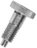 Knurled Knob Hand Retractable Spring Plunger / Locking / Stainless Steel: 1/2-13 Thread without Locking Element - 54512X - Te-Co, Inc.