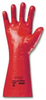 Ansell 15-552 Red 10 Polyvinyl Alcohol Chemical-Resistant Gloves - Smooth Finish - 12 in Length - 076490-14244 -- 076490-14244 - Image