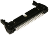 Header, Straight, L/latch, 40Way; Pitch Spacing 3M - 97K6750 - Newark, An Avnet Company