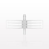 Boat Port, Barbed with Stem Port, Natural - 61587 - Qosina Corp.