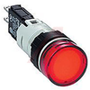 Pilot Light,Pnl Mnt;LED;Mnt-Sz 16mm;Red;120VAC;Quick Connect/Solder Tabs -- 70007385