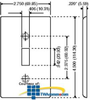 Leviton 3-Gang Decora/GFCI Device Decora Wallplate - 83411 - TelephoneStuff.com