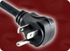 NEMA 5-15P RIGHT ANGLE to BLUNT CUT HOME // Power Cords // North American Power Cords // 3 Conductor Power Cords - 2382.036S - Quail Electronics