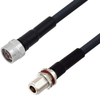 Rf Coax Cable, N Plug-N Bhd Jack, 5Ft; Connector To Connector L-Com - 84AH2756 - Newark, An Avnet Company