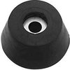 Rubber Foot With Metal Washer 1 11/16 Diameter X 3/4 Thickness; Bumper / Feet Mounting Penn Elcom - 60T5832 - Newark, An Avnet Company