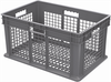 Container, Straight Wall Container, Mesh -- 37612GREY - Image