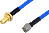 SMA Female Bulkhead to SMA Male Cable 24 Inch Length Using PE-141FLEX Coax, RoHS - PE3CA1038-24 - Pasternack