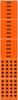 Brady B-946 Black on Orange Vinyl Self-Adhesive Pipe Marker - 2 1/4 in Height - 1/2 in Character Height - 2 3/4 in Length - Printed Msg = BRINE with Right Arrow - 7336-3C - 754473-66885 - R. S. Hughes Company, Inc.