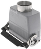 Insulated, Rectangular Hood, size 77.27, Single Latch with gasket, Top PG21 cable entry - CMAV-06LG21 - Mencom Corporation